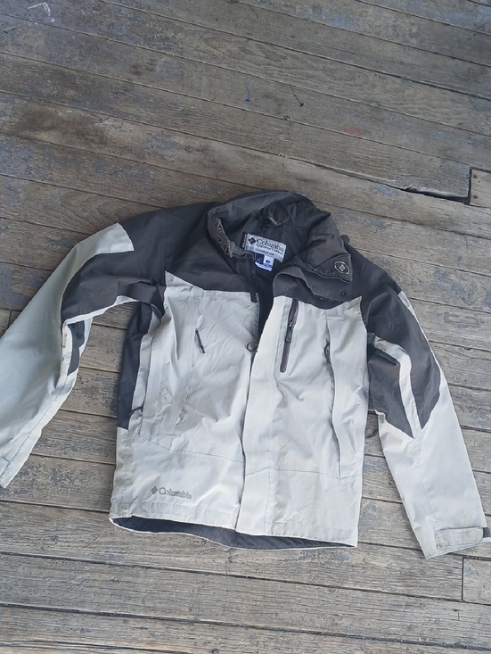 Columbia Other - Columbia Titanium Omni Tech Winter Ski Snow Jacket Beige Charcoal Size Small
